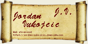 Jordan Vukojčić vizit kartica